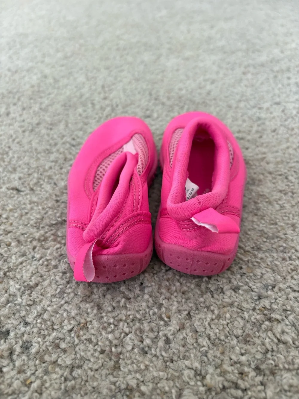 Green Sprouts Unisex Baby/Toddler Pink Mesh Slip-On Water Shoes US 8 EU 25